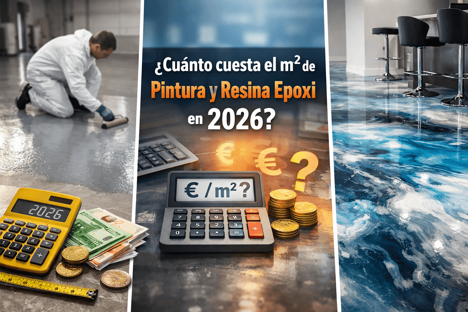 cuesta el m² de Pintura y Resina Epoxi