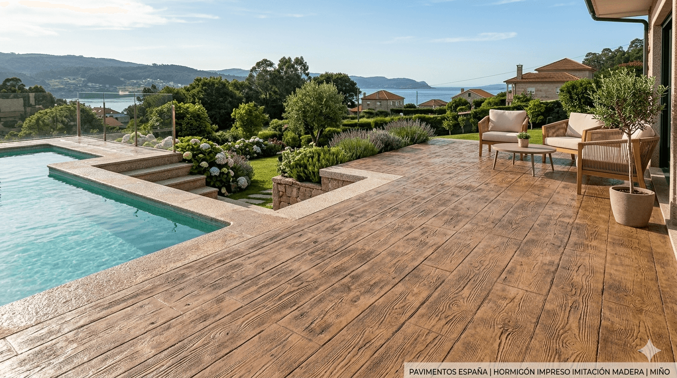 hormigon impreso madera
